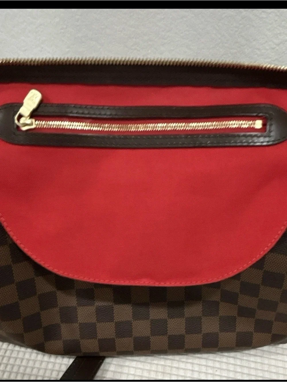 Authentic Louis Vuitton Speedy 30 Bandouliere Duffel Bag with Gold Hardware